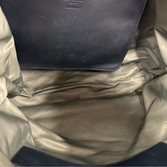 Rag & Bone large quilted shoulder bag tote black leather - Picture 5 of 7